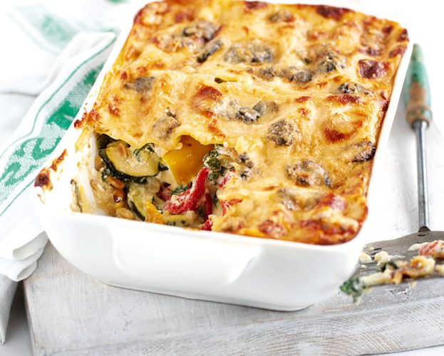 Summer veggie lasagne