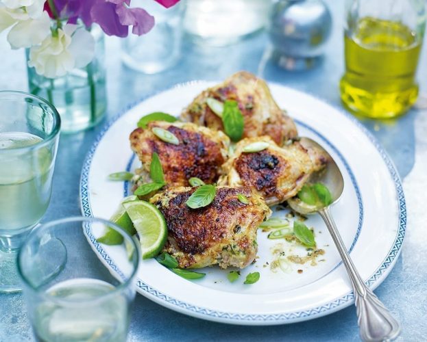 barbecued chicken