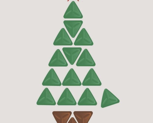 Christmas tree illustration