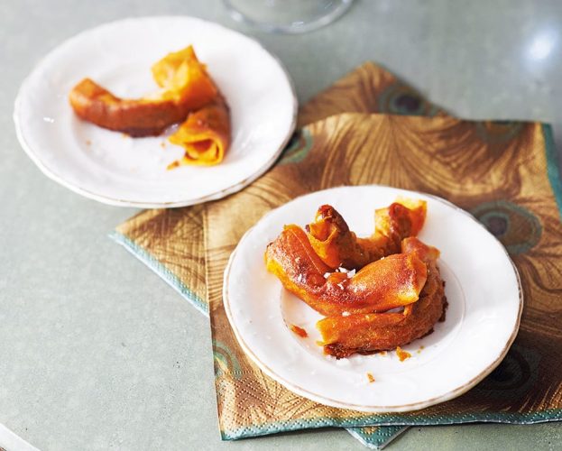 crispy chorizo rolls