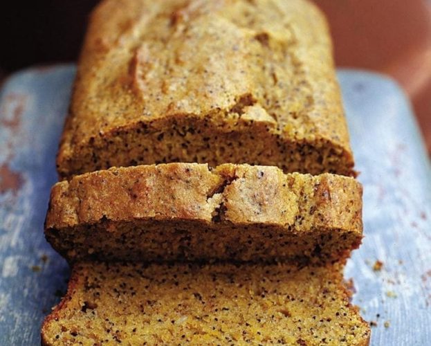 pumpkin, poppy seed and lemon loaf