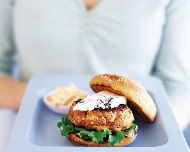 pork and apple burgers