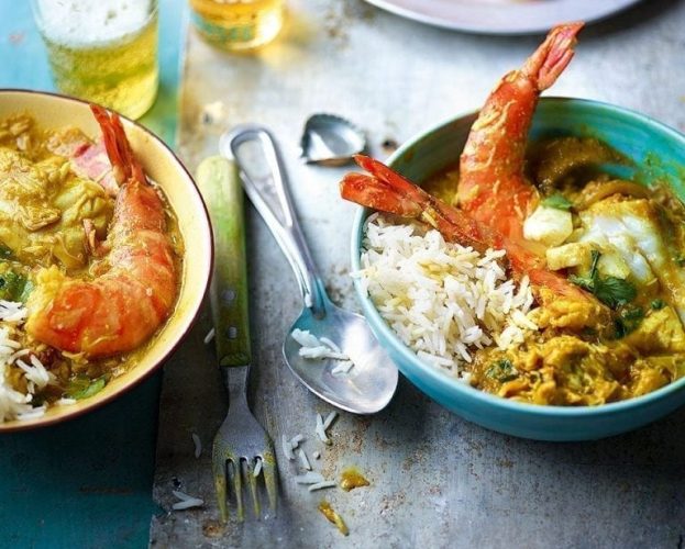 yellow fish curry
