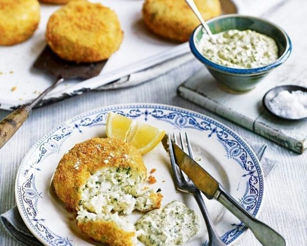 Home-salted cod fishcakes
