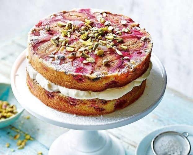 Arabian Nights double upside-down cake