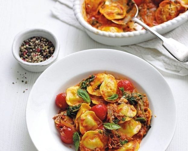 Ravioli pasta bake image