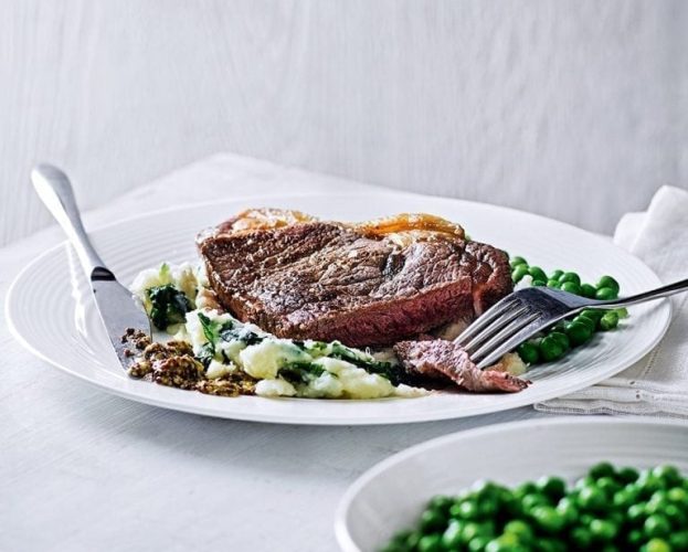Steak and mash