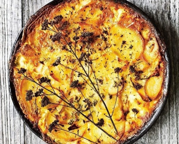 Salted pollock fish pie