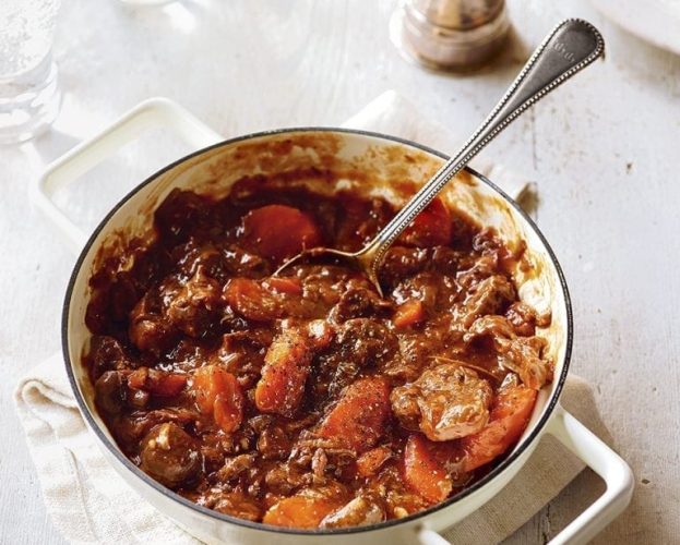 red wine braised beef