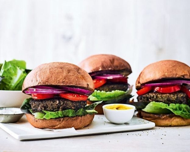 mushroom and beef burger