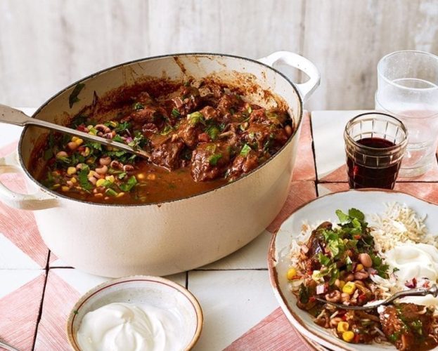 Braised beef chilli