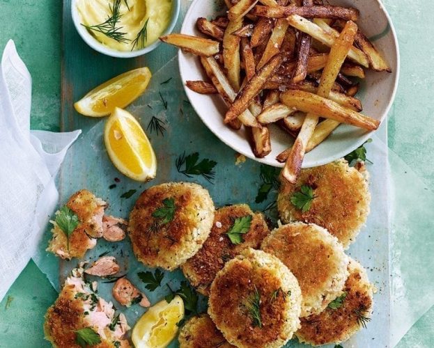 hot smoked salmon fishcakes