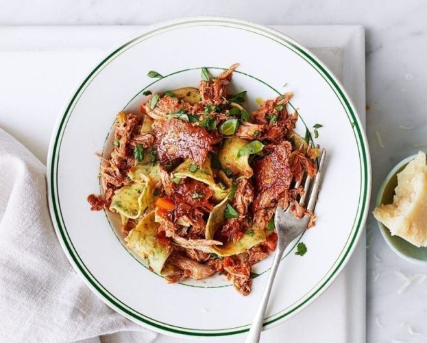 Duck ragu pasta