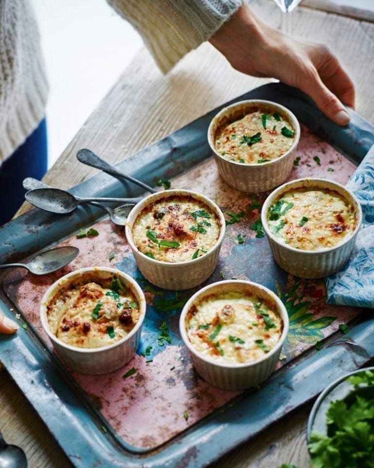 Baked mushrooms