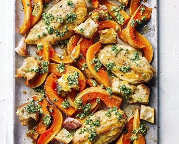 chicken with parsley