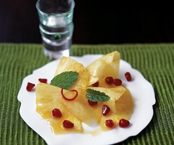 pineapple and passion fruit salad