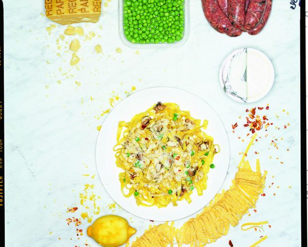creamy pork pasta
