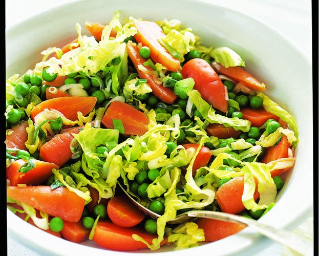 braised peas and carrots