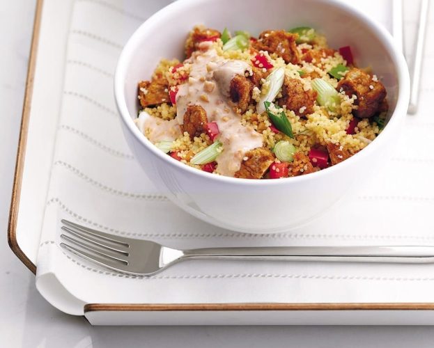 Indonesian style chicken with cous cous