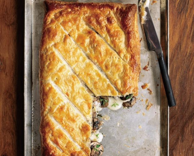 taleggio and mushroom melt