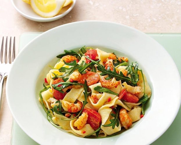 Crayfish pasta