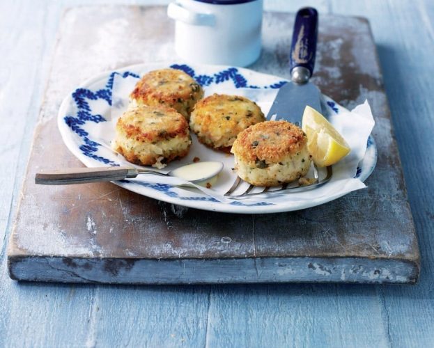 Smoked haddock fishcake