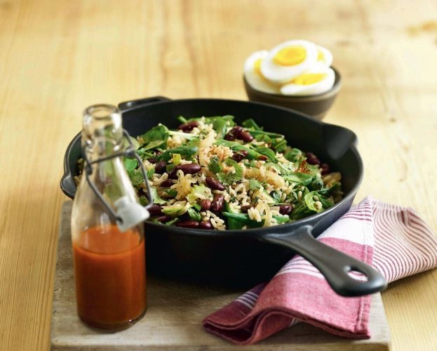 Paella-style dirty rice