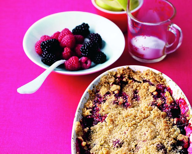 Classic crumble mix with four different filling ideas