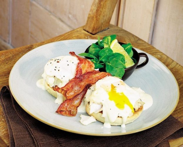 smoked haddock on muffins