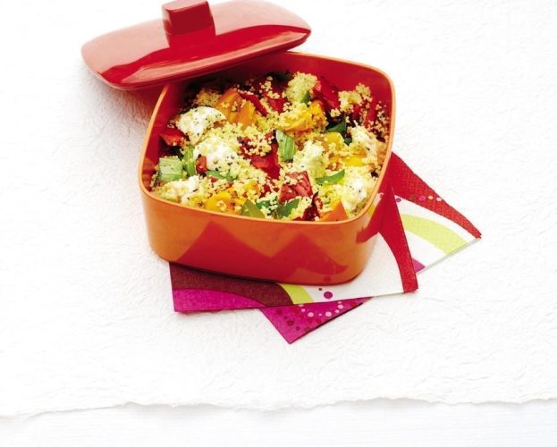 pepper and basil couscous