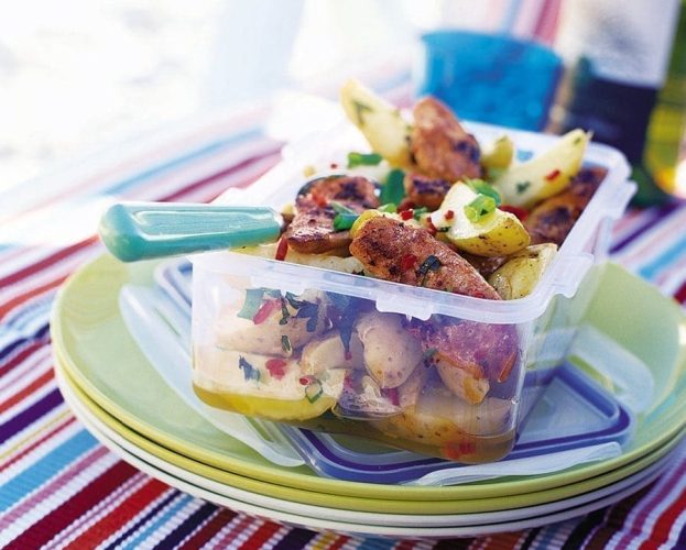 chicken and potato salad