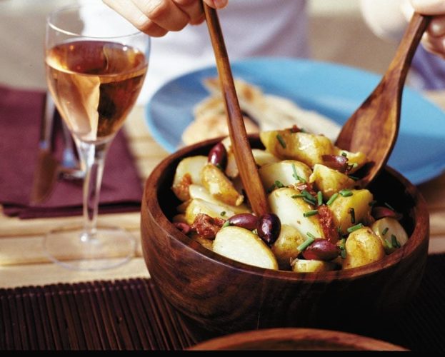 new potato and tomato salad