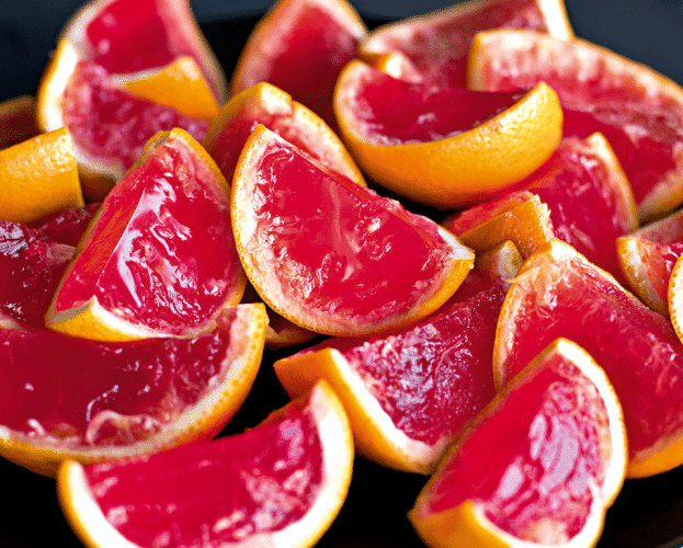 Jellies in an orange