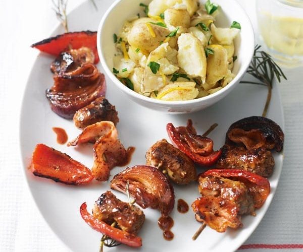sausage kebabs
