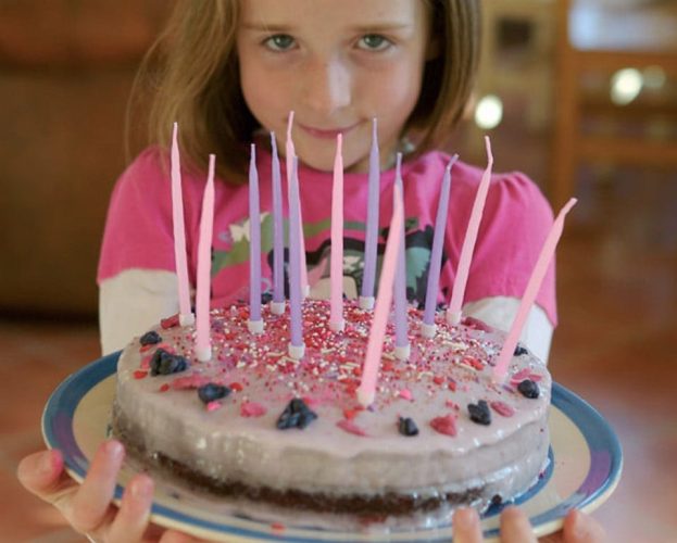 Gluten-free birthday cake