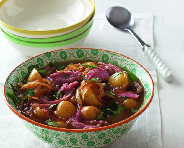 ham hock and potato stew