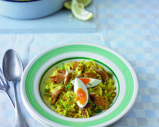 Kedgeree with kippers