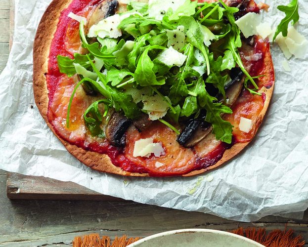 Pizzas made with a tortilla base
