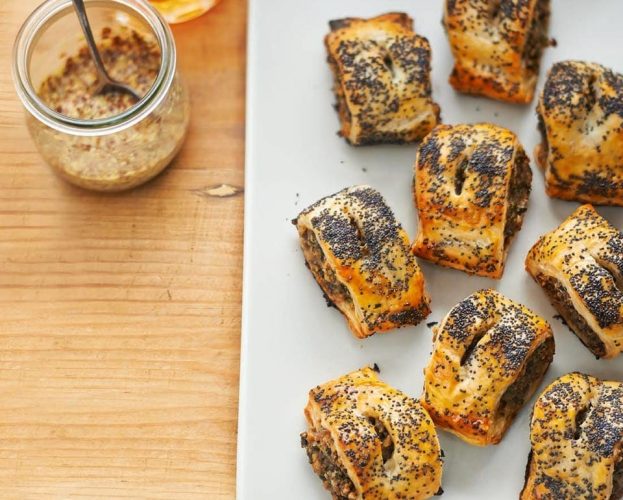 Haggis sausage rolls
