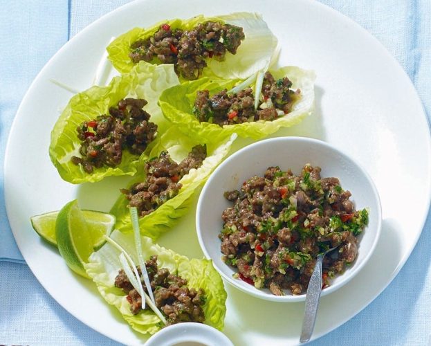 Spiced laab (larb)