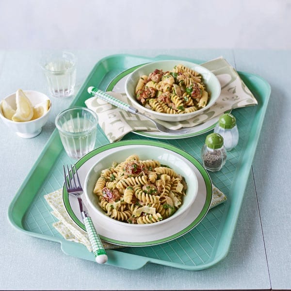 spicy sausage pasta