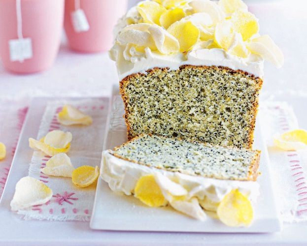 Lemon and poppy seed loaf cake