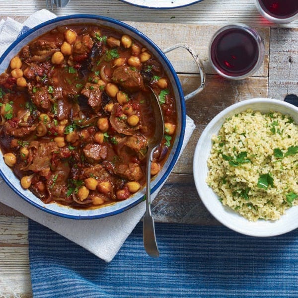 Quick lamb tagine