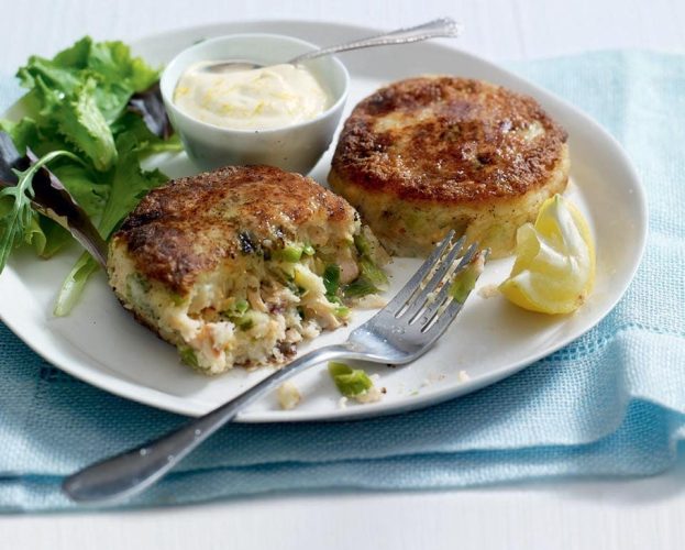 Lemon and horseradish fishcakes