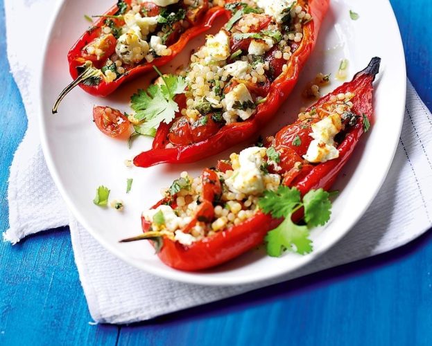 feta-stuffed peppers