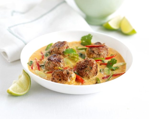 Thai meatball coconut curry