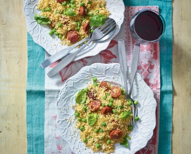 chorizo and lemon couscous