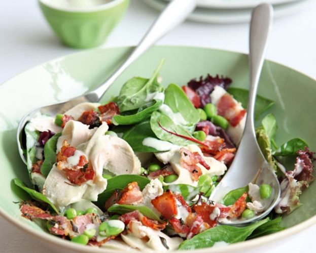 chicken and bacon salad