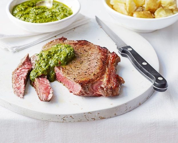 Chimichurri steak