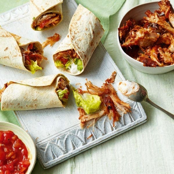 mexican pork wraps